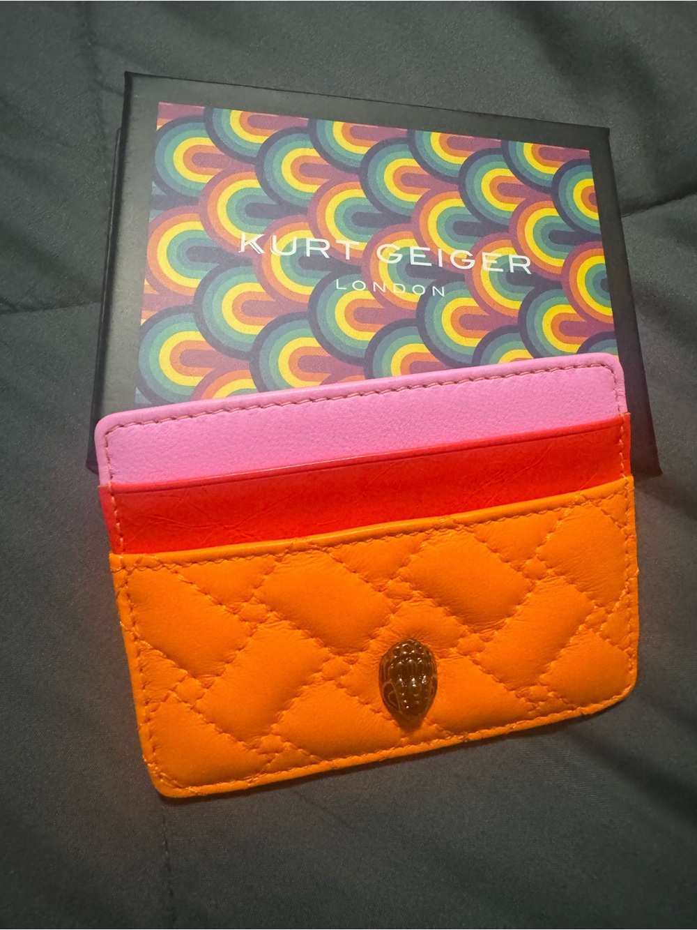 Kurt Geiger London Kensington card holder - EUC box included - Picture 3 of 3